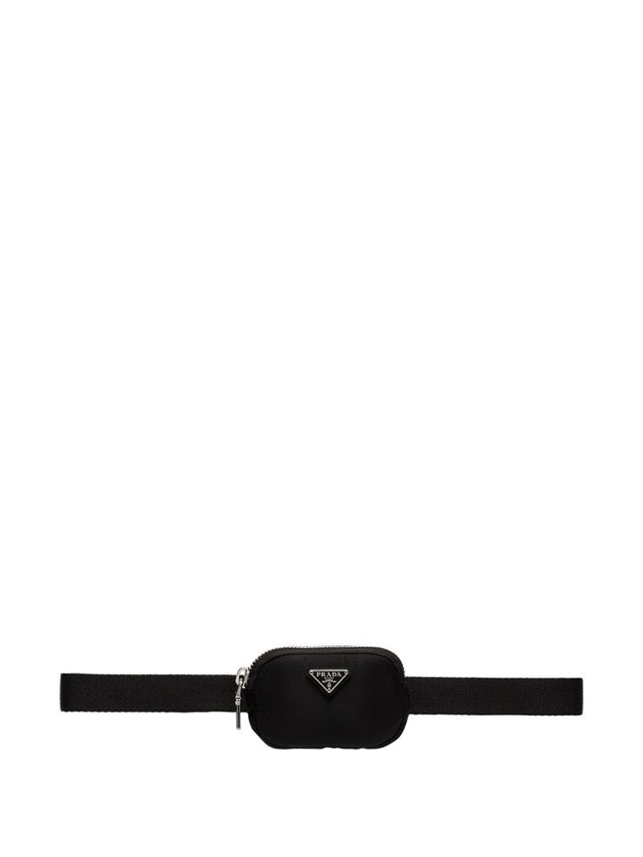 Prada Black Nylon Mini Pouch Belt Bag