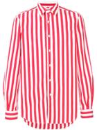 Aspesi Wide Striped Shirt - Red