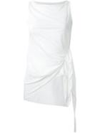 Forme D'expression 'pleated' Tank Top - White