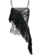 Philosophy Di Lorenzo Serafini Ruffled Lace Top - Black