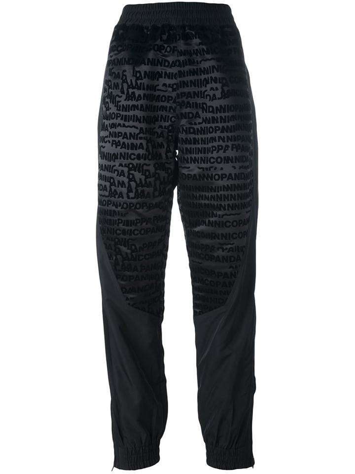 Nicopanda Logo Print Track Pants