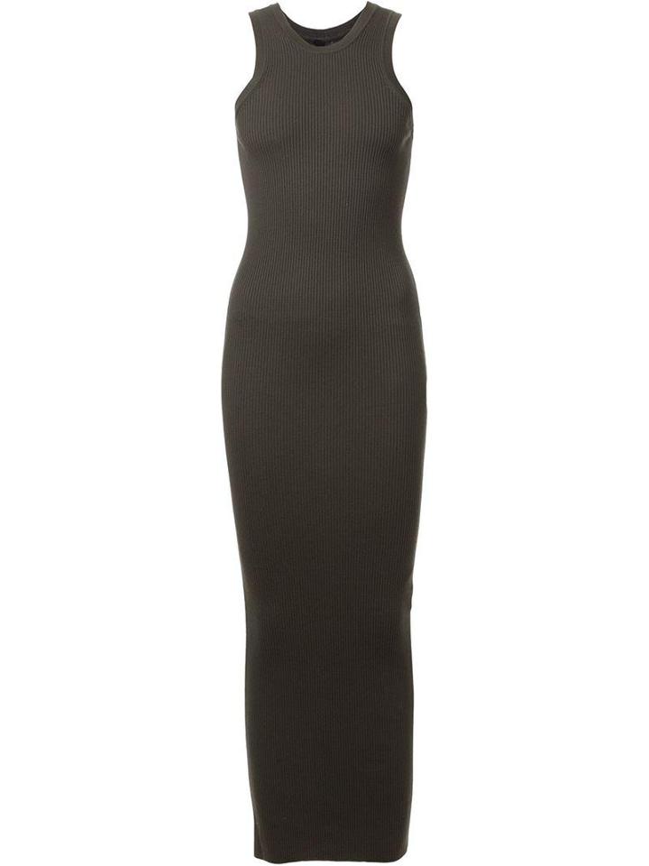 Isabel Benenato Ribbed Tank Top Dress