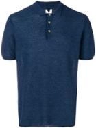 Mc Lauren Fine Knit Polo Shirt - Blue