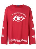 John Undercover Eye-print Sweatshirt - Red