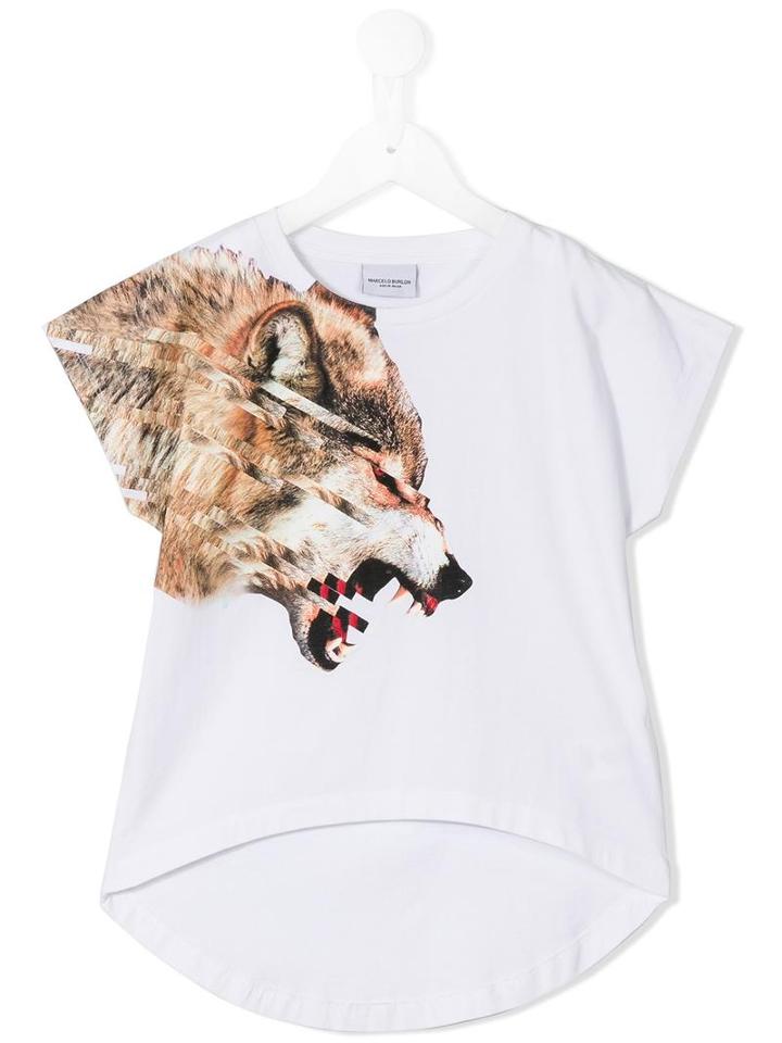 Marcelo Burlon County Of Milan Kids - Cruces T-shirt - Kids - Cotton - 4 Yrs, White