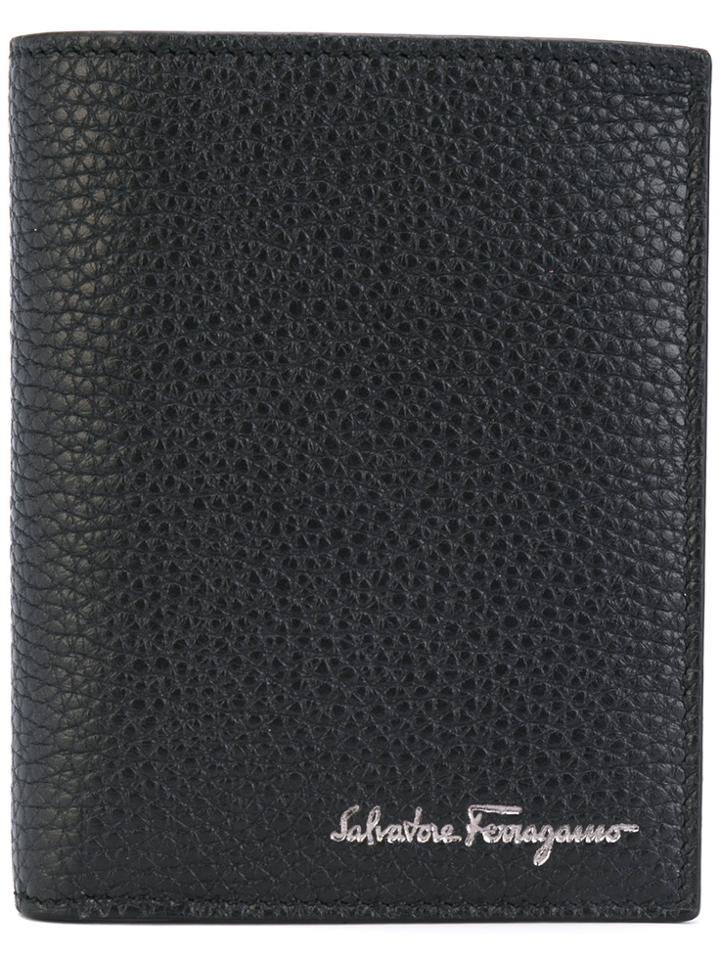 Salvatore Ferragamo 'firenze' Card Holder - Black