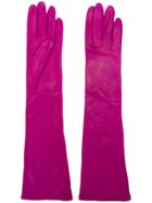Erika Cavallini Long Gloves - Pink & Purple