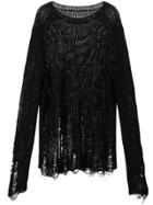 Song For The Mute Oversized Distressed Jumper - Unavailable