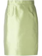Christian Lacroix Vintage Classic Pencil Skirt - Green