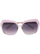 Linda Farrow Gradient Sunglasses - Pink & Purple