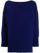 Roberto Collina Knitted Jumper - Blue