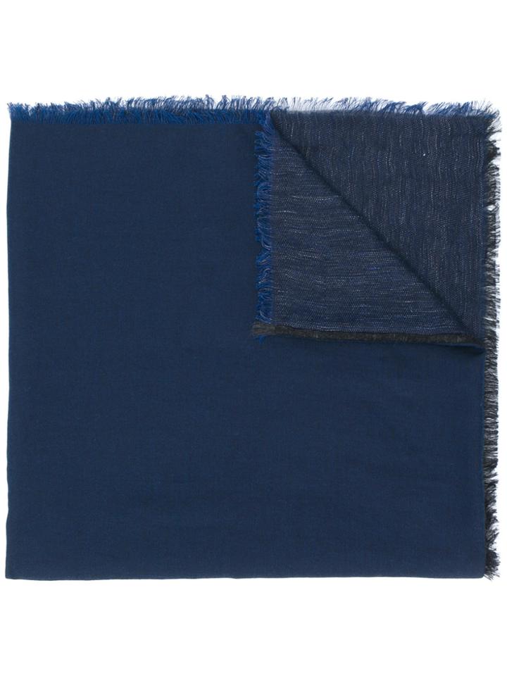 Dondup Frayed Scarf - Blue