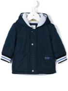 Boss Kids Quilted Hooded Coat, Infant Boy's, Size: 3 Mth, Blue
