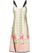 Marco De Vincenzo Sheep Print Dress - Pink