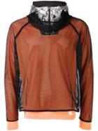 Adidas By Kolor Layered Fishnet Sports Top, Men's, Size: Large, Black