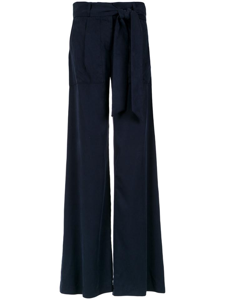 Giuliana Romanno Flared Trousers - Blue