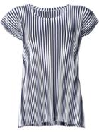 Pleats Please By Issey Miyake 'streamflow' Short Sleeve Top