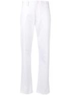 Nº21 Slim-fit Tailored Trousers - White