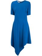 Stella Mccartney Handkerchief Hem Dress, Women's, Size: 6, Blue, Viscose/acetate/spandex/elastane