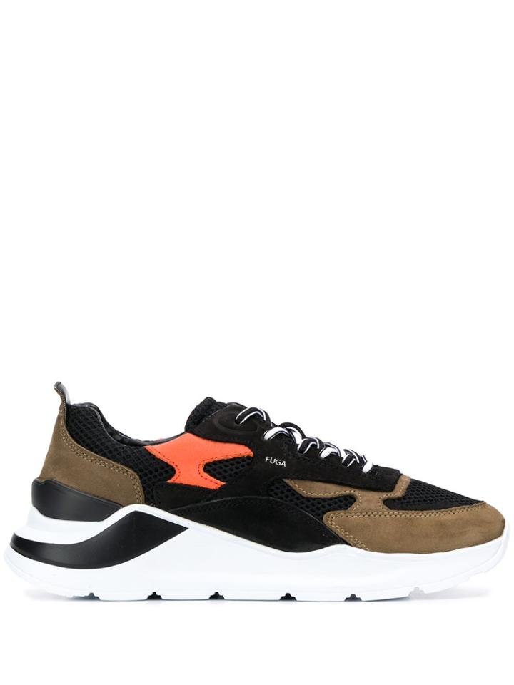 D.a.t.e. Fuga Planes Sneakers - Black
