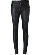 Barbara I Gongini Zip Detail Skinny Trousers