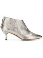 Fabiana Filippi Pointed Ankle Boots - Silver