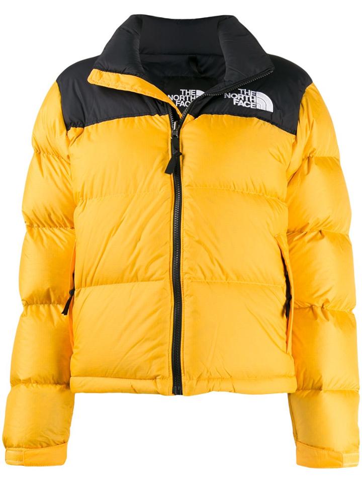 The North Face Two-tone Puffer Jacket - Yellow