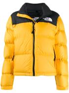 The North Face Two-tone Puffer Jacket - Yellow