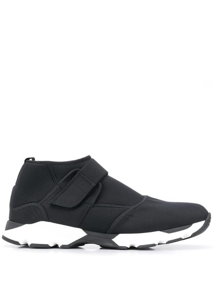 Marni Touch Strap Low Top Sneakers - Black