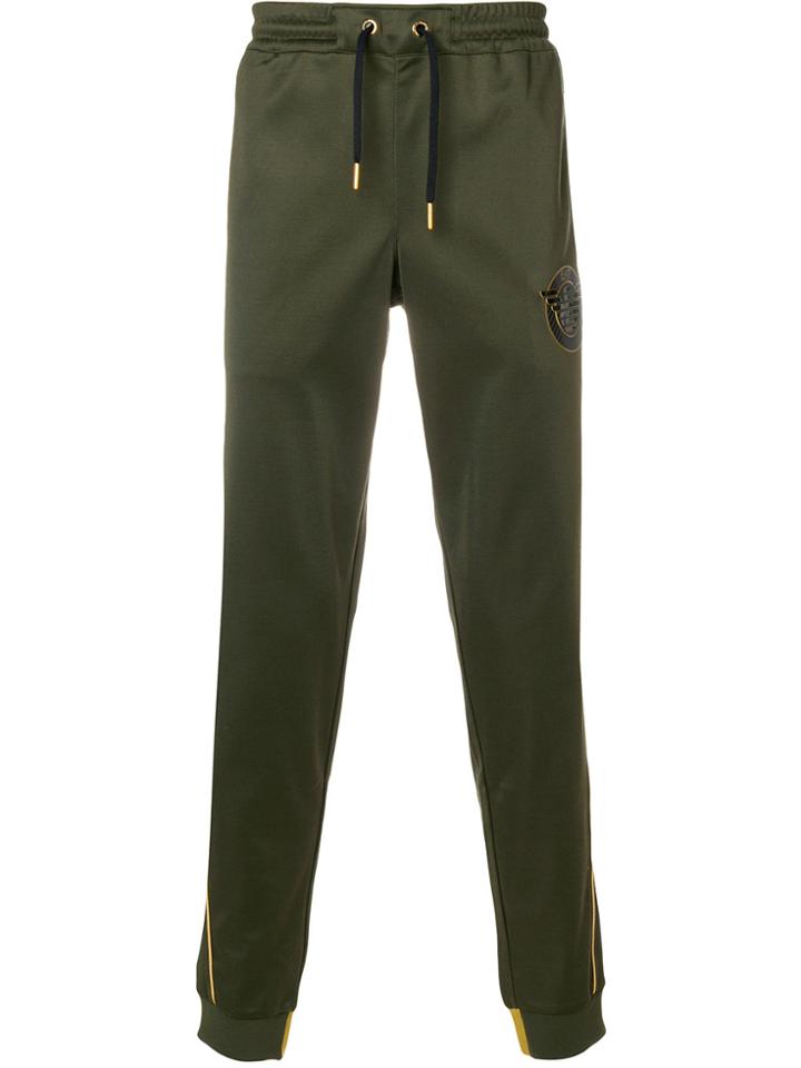 Ea7 Emporio Armani Piped Track Pants - Green