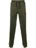 Ea7 Emporio Armani Piped Track Pants - Green