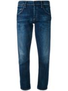 Citizens Of Humanity - Cropped Straight Leg Jeans - Women - Cotton/polyurethane - 27, Blue, Cotton/polyurethane