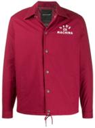 Deus Ex Machina Logo Print Shirt Jacket - Red