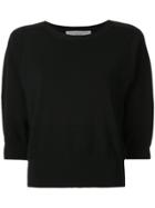Cyclas 3/4 Sleeve Sweater - Black