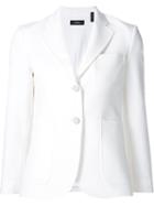 Theory Classic Blazer, Women's, Size: 10, White, Polyester