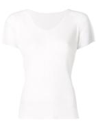 Pleats Please By Issey Miyake Mist Basic Top - White