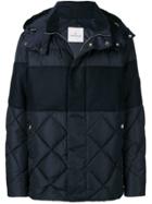Moncler Quilted Hooded Jacket - Blue