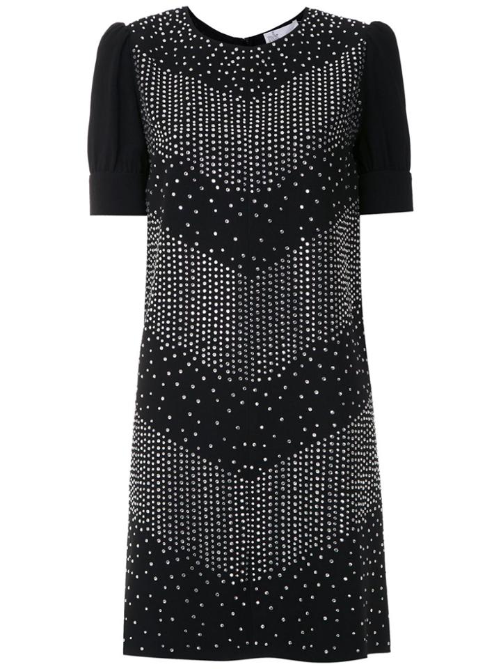 Nk Lumen Cassi Crepe Dress - Black
