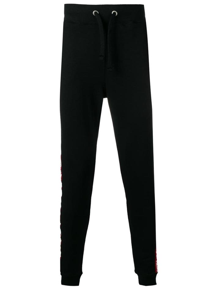 Alpha Industries Side Stripe Track Trousers - Black