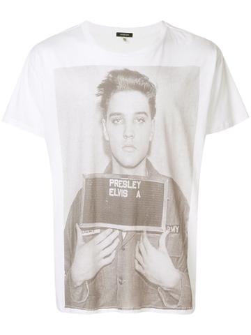 R13 Elvis Presley T-shirt - White