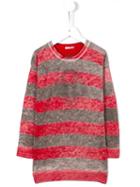 Liu Jo Kids Striped Jumper, Toddler Girl's, Size: 2 Yrs, Grey