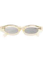 Kuboraum Oval Frames Sunglasses - Nude & Neutrals
