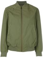 Mr & Mrs Italy Zipped Bomber Jacket, Women's, Size: Xxs, Green, Cotton