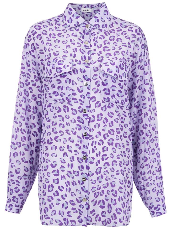 Amir Slama Jaguar Silk Shirt - Neutrals