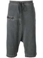 Lost & Found Rooms - Zipped Shorts - Men - Cotton - M, Grey, Cotton