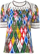 Peter Pilotto Argyle Print T-shirt