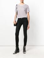 Karl Lagerfeld Captain Karl Striped T-shirt - White