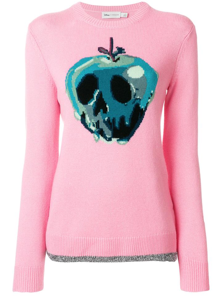 Coach Poison Apple Sweater - Pink & Purple
