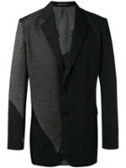 Yohji Yamamoto - Patchwork Blazer - Men - Silk/cupro/wool - 3, Black, Silk/cupro/wool