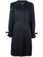 Jil Sander 'barcode' Coat, Women's, Size: 36, Blue, Polyester